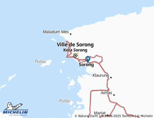 MICHELIN Klaligi map - ViaMichelin