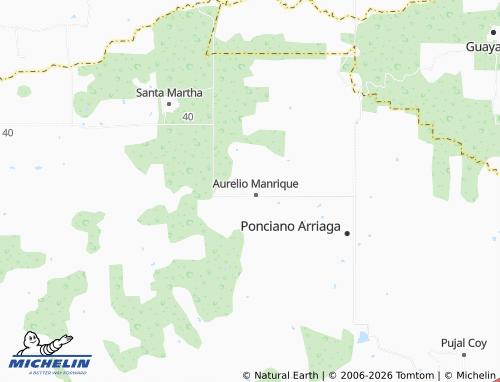 MICHELIN La Esperanza, Aurelio Manrique map - ViaMichelin