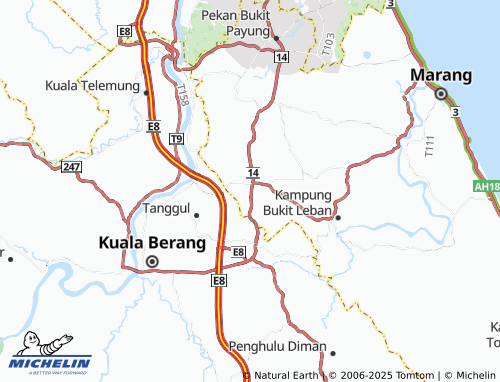 Mappa MICHELIN Taman Raya - ViaMichelin