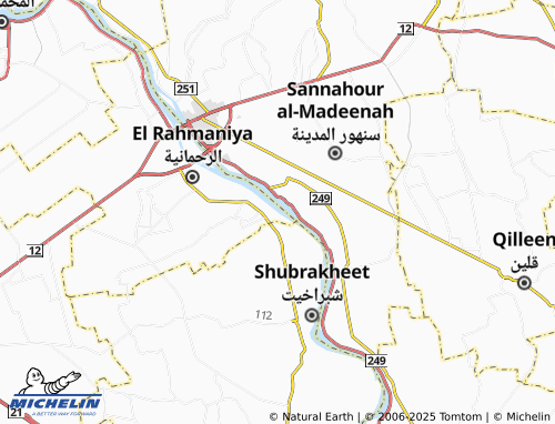 Mappa MICHELIN As'ad - ViaMichelin