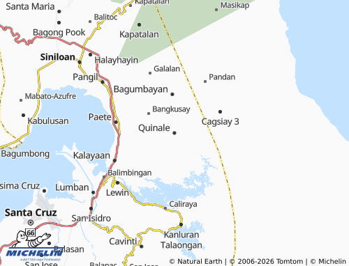 MICHELIN Quinale map - ViaMichelin