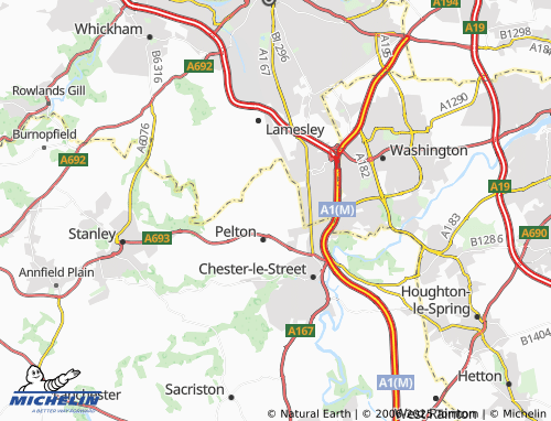 Kaart MICHELIN Ouston - ViaMichelin