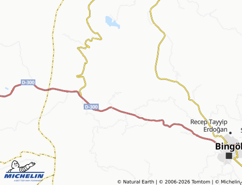MICHELIN Gökçekanat map - ViaMichelin