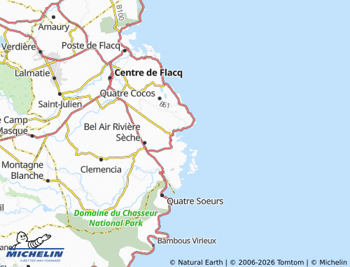 Carte MICHELIN Trou d'Eau Douce - ViaMichelin