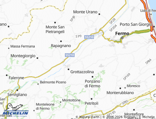 MICHELIN Capparuccia map - ViaMichelin
