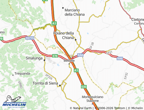 MICHELIN Farniole map - ViaMichelin