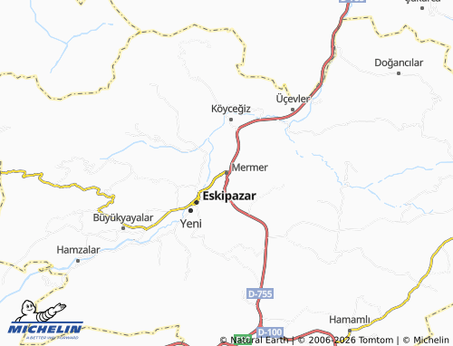 MICHELIN Mermer map - ViaMichelin