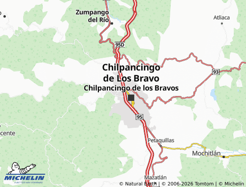 MICHELIN Lomas de Xocomulco map - ViaMichelin