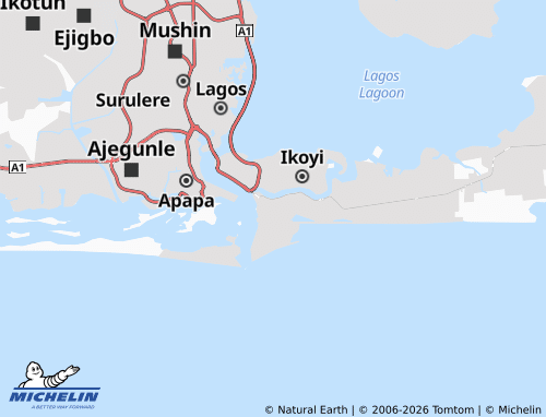 Mappa MICHELIN Victoria Island - ViaMichelin