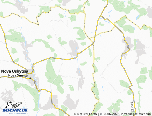 MICHELIN Zamikhiv map - ViaMichelin