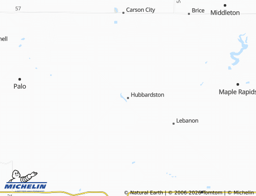 Mappa MICHELIN Hubbardston - ViaMichelin