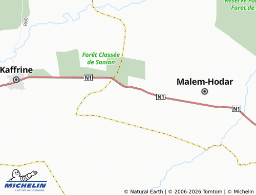Mapa MICHELIN Benntingui - ViaMichelin