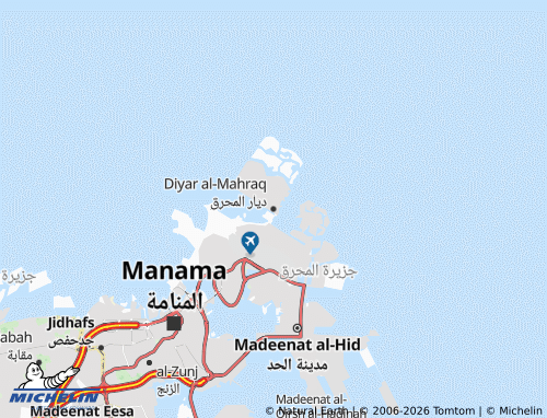 Mappa MICHELIN Diyar al-Mahraq - ViaMichelin