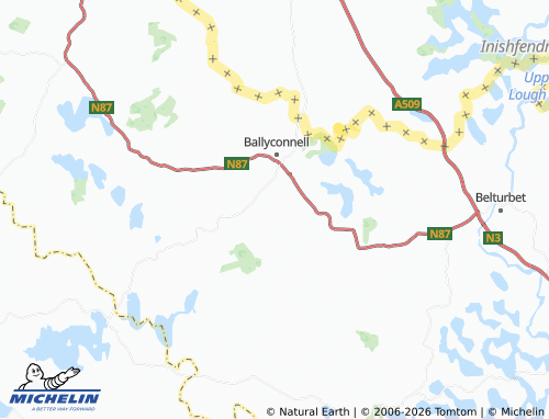 Carte MICHELIN Aughersakilla - ViaMichelin