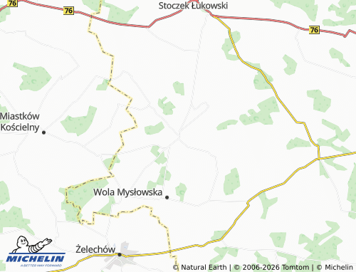 MICHELIN-Landkarte Ciechomin - ViaMichelin