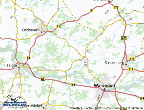 MICHELIN Abbenhorn map - ViaMichelin