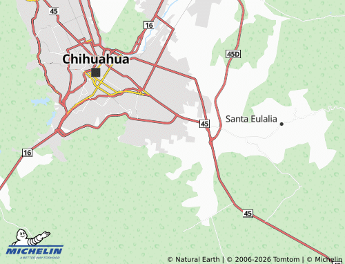 MICHELIN Bosque map - ViaMichelin