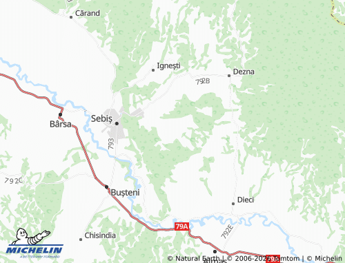 Mappa MICHELIN Sălăjeni - ViaMichelin