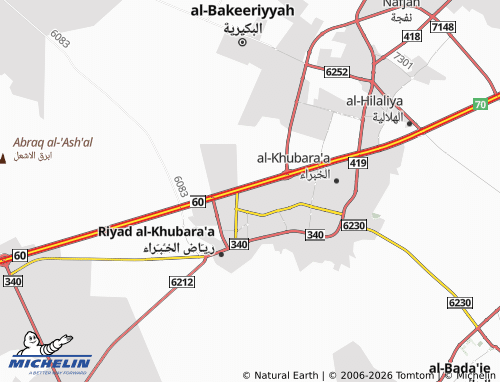 MICHELIN-Landkarte al-Majd - ViaMichelin
