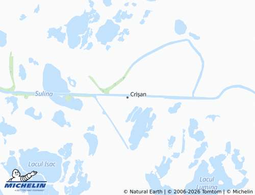 Mappa MICHELIN Crișan - ViaMichelin