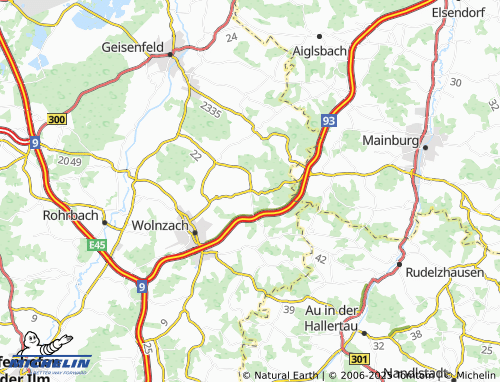 MICHELIN-Landkarte Oberlauterbach - ViaMichelin