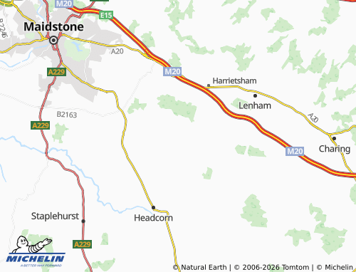 Carte MICHELIN Ulcombe - ViaMichelin