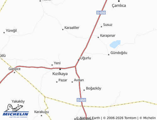 Mappa MICHELIN Uğurlu - ViaMichelin