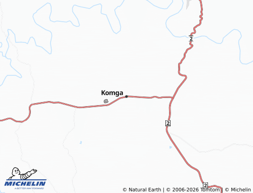 MICHELIN-Landkarte Komga - ViaMichelin