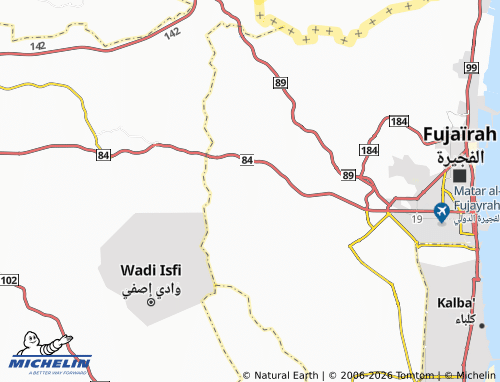 MICHELIN Wadi Mdouk map - ViaMichelin
