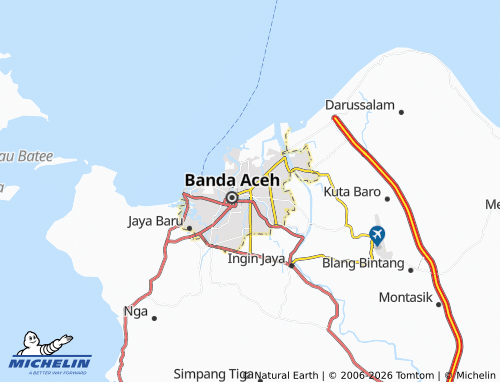 Mapa MICHELIN Kuta Alam - ViaMichelin