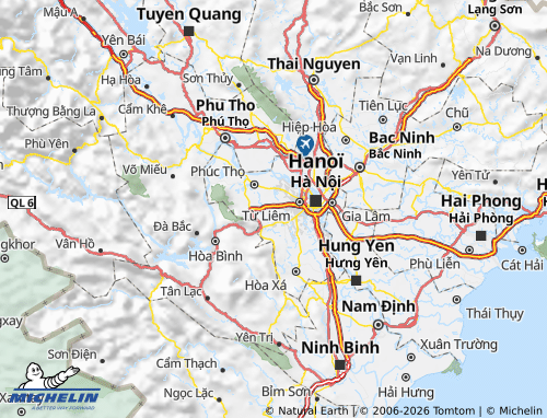 MICHELIN Quốc Oai map - ViaMichelin