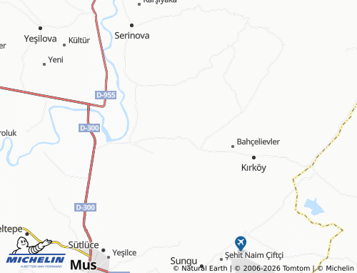 Mapa MICHELIN Boyuncuk - ViaMichelin
