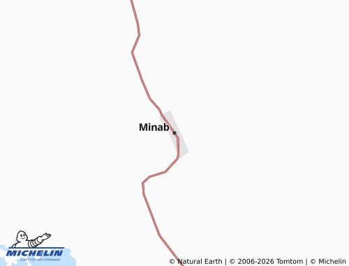 Mappa MICHELIN Minab - ViaMichelin