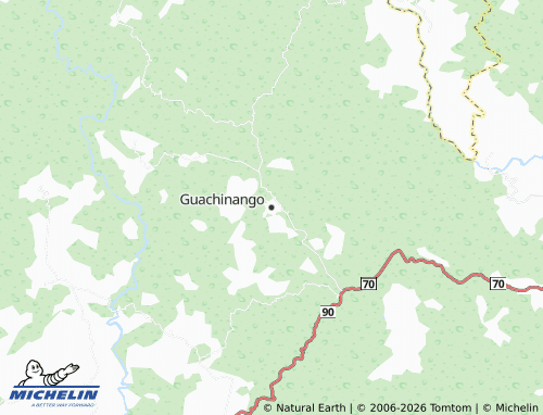 MICHELIN Guachinango map - ViaMichelin
