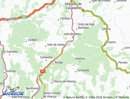 Carte MICHELIN Bornes - ViaMichelin