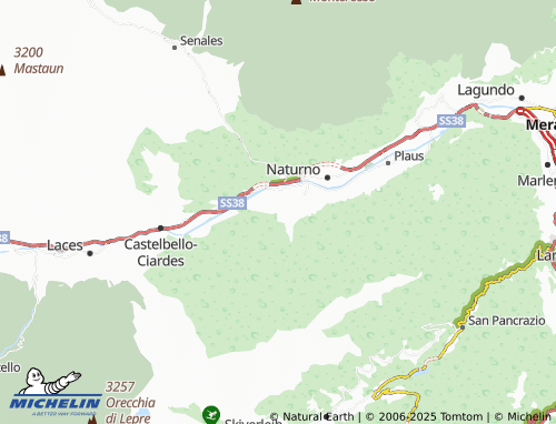 MICHELIN Tablà map - ViaMichelin