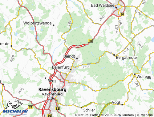 Mapa MICHELIN Baindt - ViaMichelin