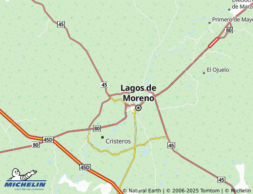 Mappa MICHELIN Jardines de La Ladera - ViaMichelin