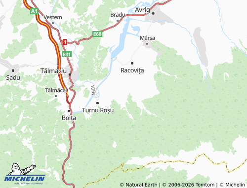 Mappa MICHELIN Sebeșu De Jos - ViaMichelin