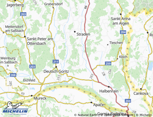 MICHELIN-Landkarte Radochenberg - ViaMichelin