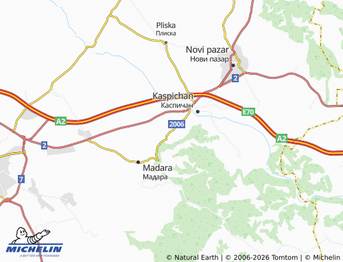Mappa MICHELIN kv. Kalugeritsa - ViaMichelin