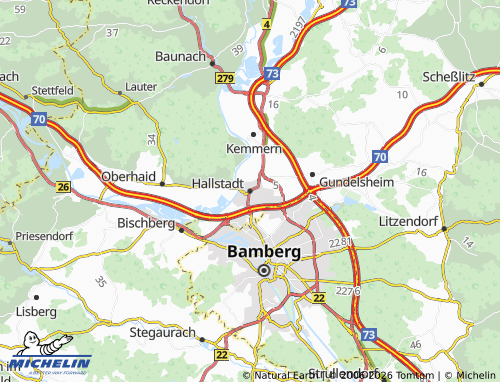 Mappa MICHELIN Hallstadt - ViaMichelin