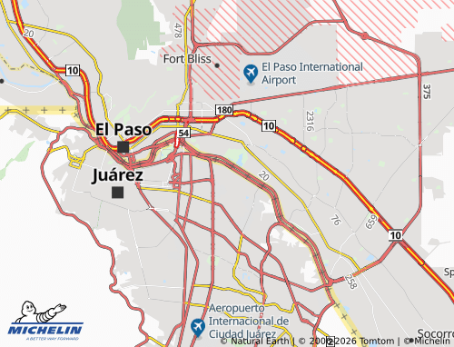 Mappa MICHELIN Rincones del Bravo - ViaMichelin