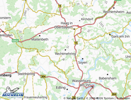 MICHELIN Rechtmehring map - ViaMichelin