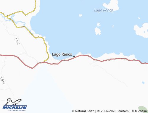 MICHELIN Lago Ranco map - ViaMichelin