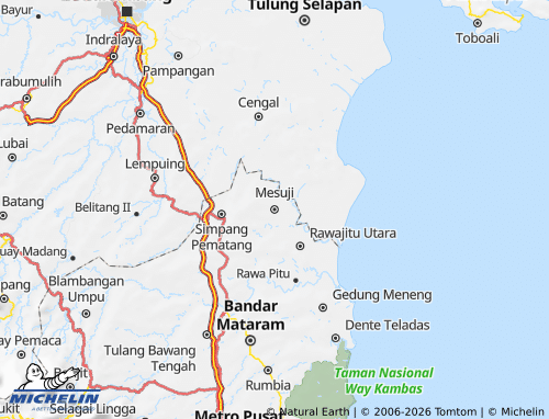 Mappa MICHELIN Mesuji - ViaMichelin