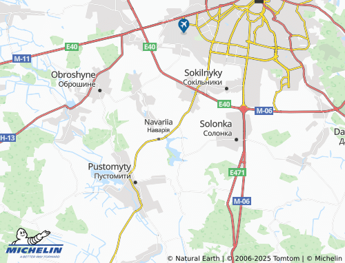 MICHELIN Malechkovychi map - ViaMichelin