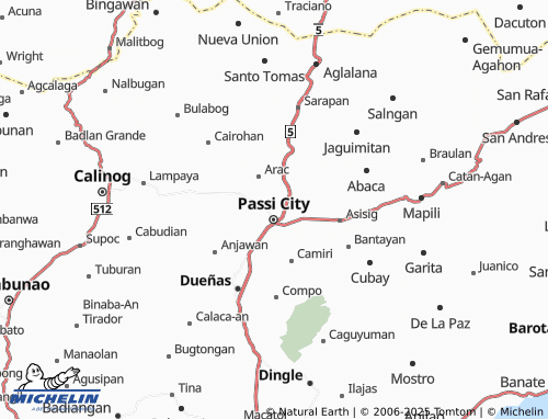 MICHELIN Poblacion Ilawod map - ViaMichelin