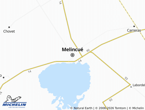 MICHELIN-Landkarte Melincué - ViaMichelin