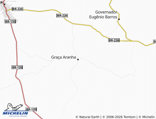 Carte MICHELIN Graça Aranha - ViaMichelin